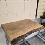 Дървен плот за баня от Орех 70/50-55/6 см