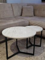 Комплект холни маси с каменен плот - Image 9