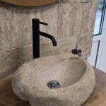 Мивка от речен камък 45/34/15 см N2