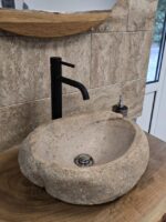 Мивка от речен камък 45/34/15 см N2