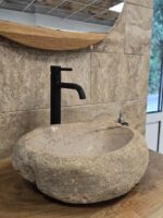 Мивка от речен камък 45/34/15 см N2 - Image 2