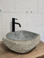 Мивка от речен камък 46/39/15 см N8 - Image 3