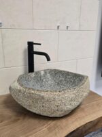 Мивка от речен камък 46/39/15 см N8