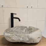 Мивка от речен камък 49/42/14 см N10