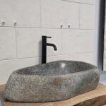 Мивка от речен камък 65/37/15 см N6