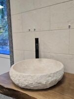 Мивка от варовик/врачански камък 42/42/12 см - Image 3