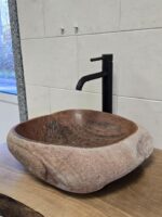 Мивка от речен камък 41/36/13 см N1 - Image 3