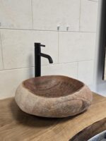 Мивка от речен камък 41/36/13 см N1 - Image 4