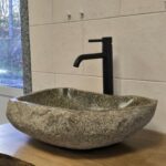 Мивка от речен камък 54/37/13 см N5