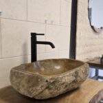 Мивка от речен камък 51/34/15 см N11