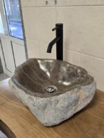 Мивка от речен камък 40/33/14 см N12