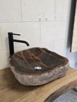 Мивка от речен камък 45/45/15 см N13