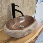 Мивка от речен камък 47/30/13 см N15