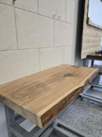 Дървен плот за баня от Дъб 80/38-40/5 см - Image 10
