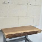Дървен плот за баня от Дъб 65/30-34/5 см N6