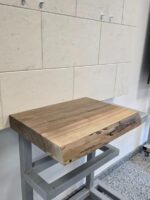 Дървен плот за баня от Орех 49/37/6 см N8