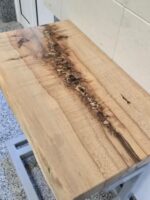Дървен плот за баня от масивно дърво - Явор 70/40/5 см N12 - Image 3