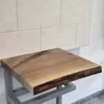 Дървен плот за баня от Орех 54.5/49/5 см N14